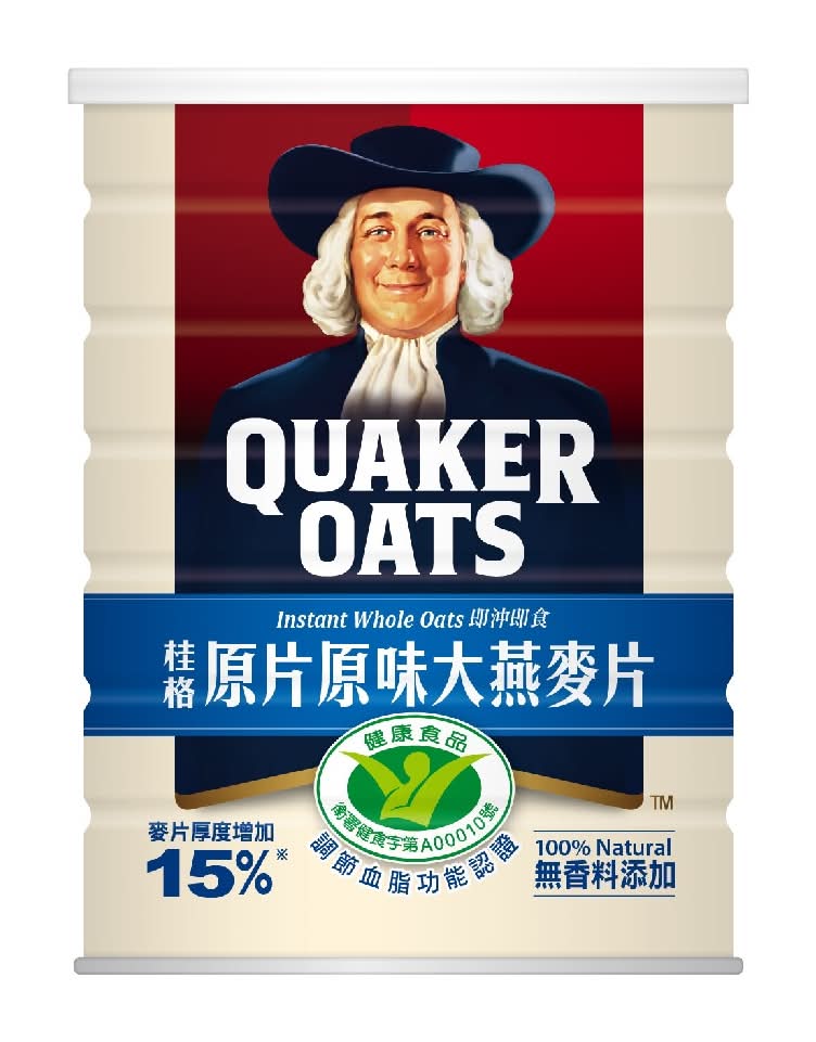 桂格原片原味大燕麥片-800g <800g克 x 1 x 1Can罐>
