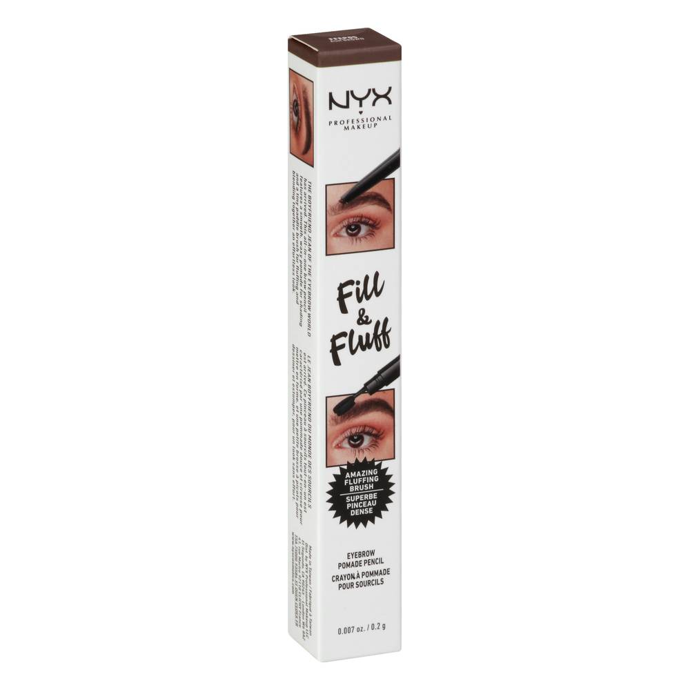 NYX Professional Makeup Fill & Fluff Blonde Eyebrow Pomade Pencil (0.1 oz)