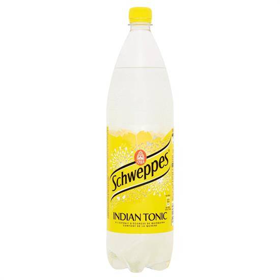 Soda indian tonic SCHWEPPES - la bouteille d'1,5L