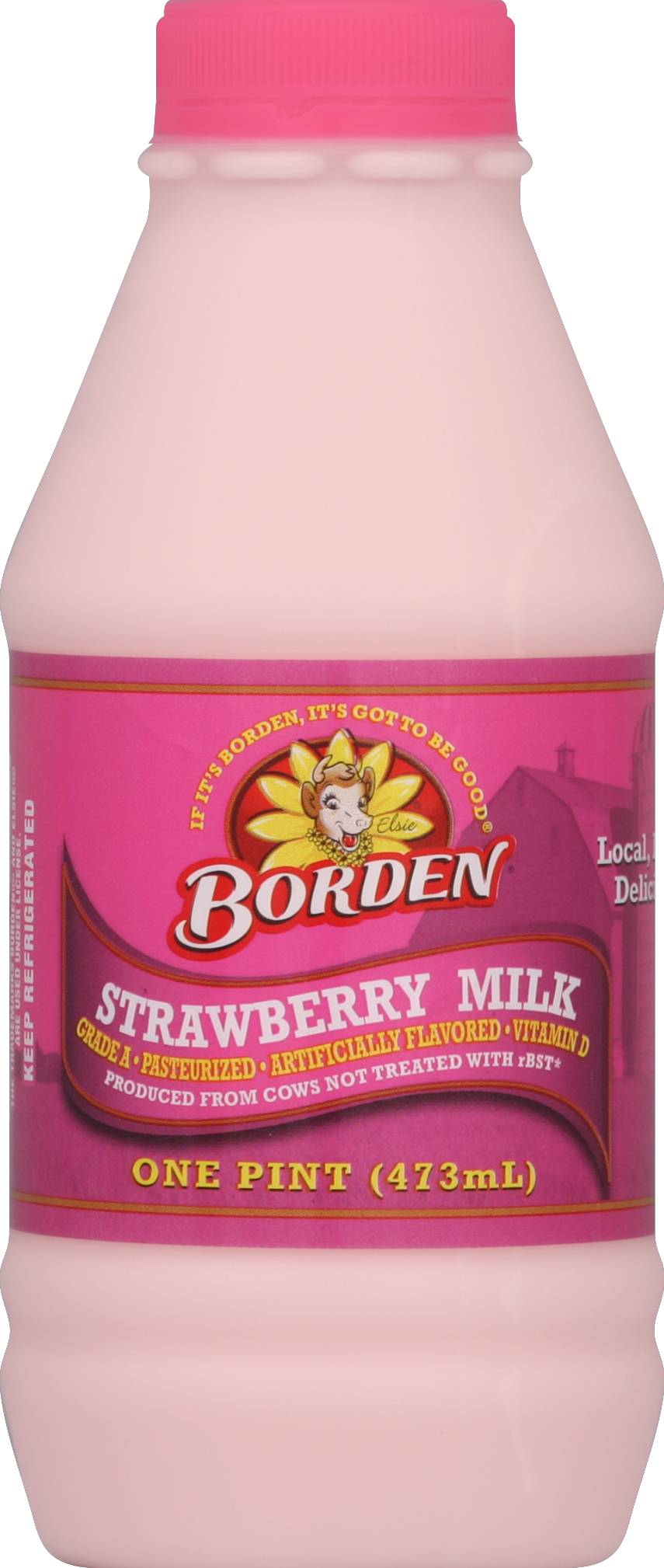 Borden Strawberry Milk (473 ml)