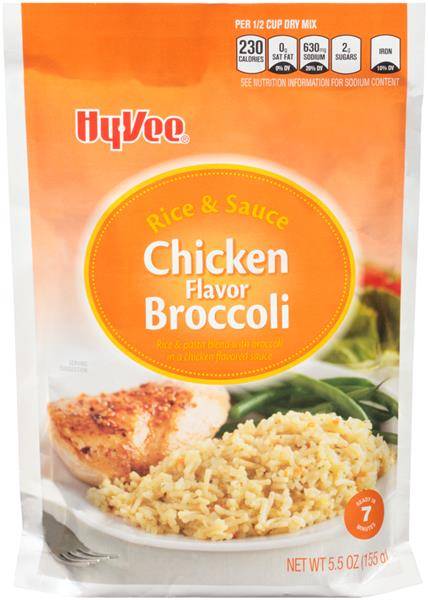 Hy-Vee Chicken Broccoli Flavored Rice & Sauce