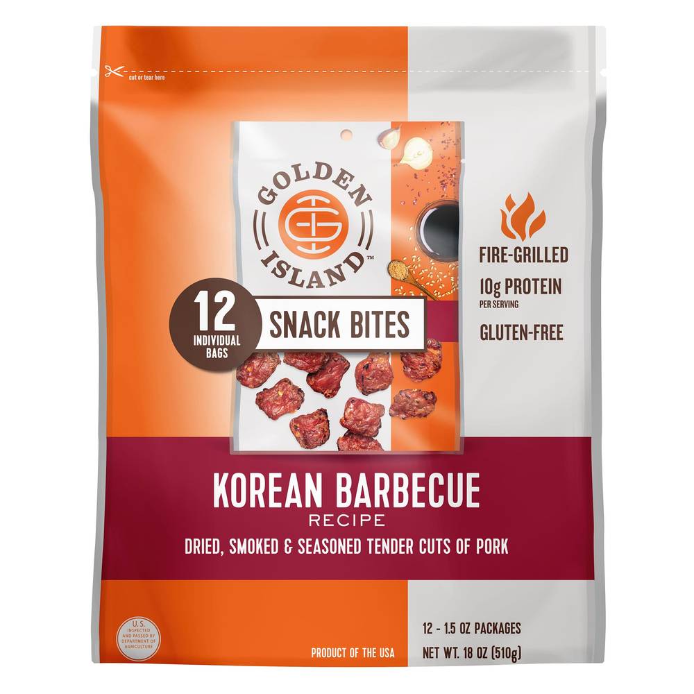 Golden Island Fine Grilled Pork Snack Bites (12 ct) (korean barbecue)