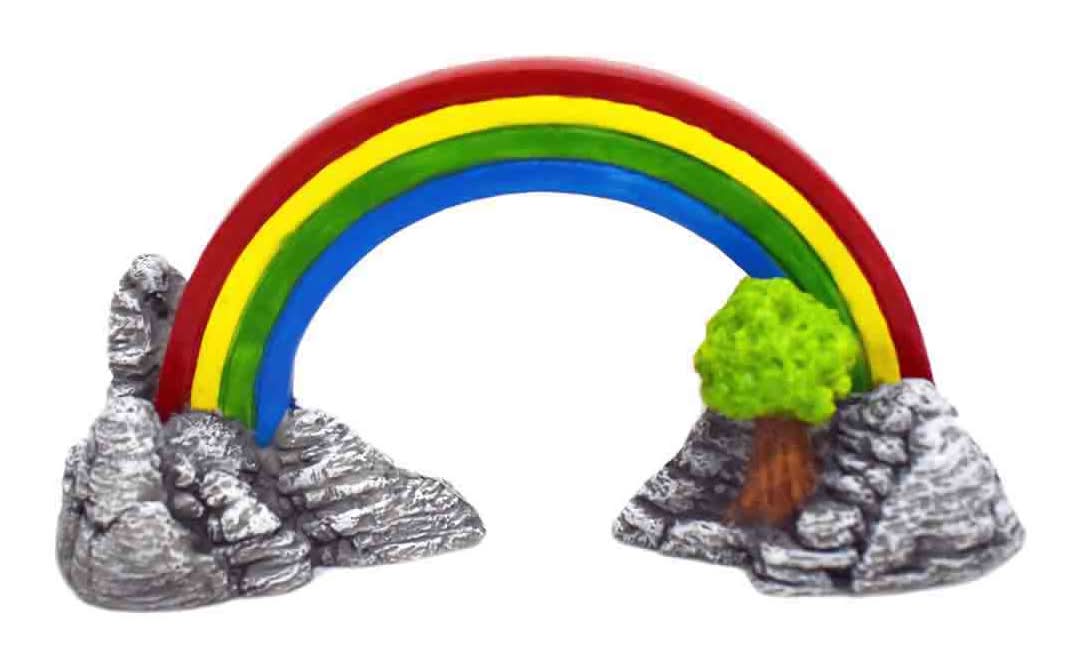 Classic 15 cm, Rainbow Fish Tank Ornament