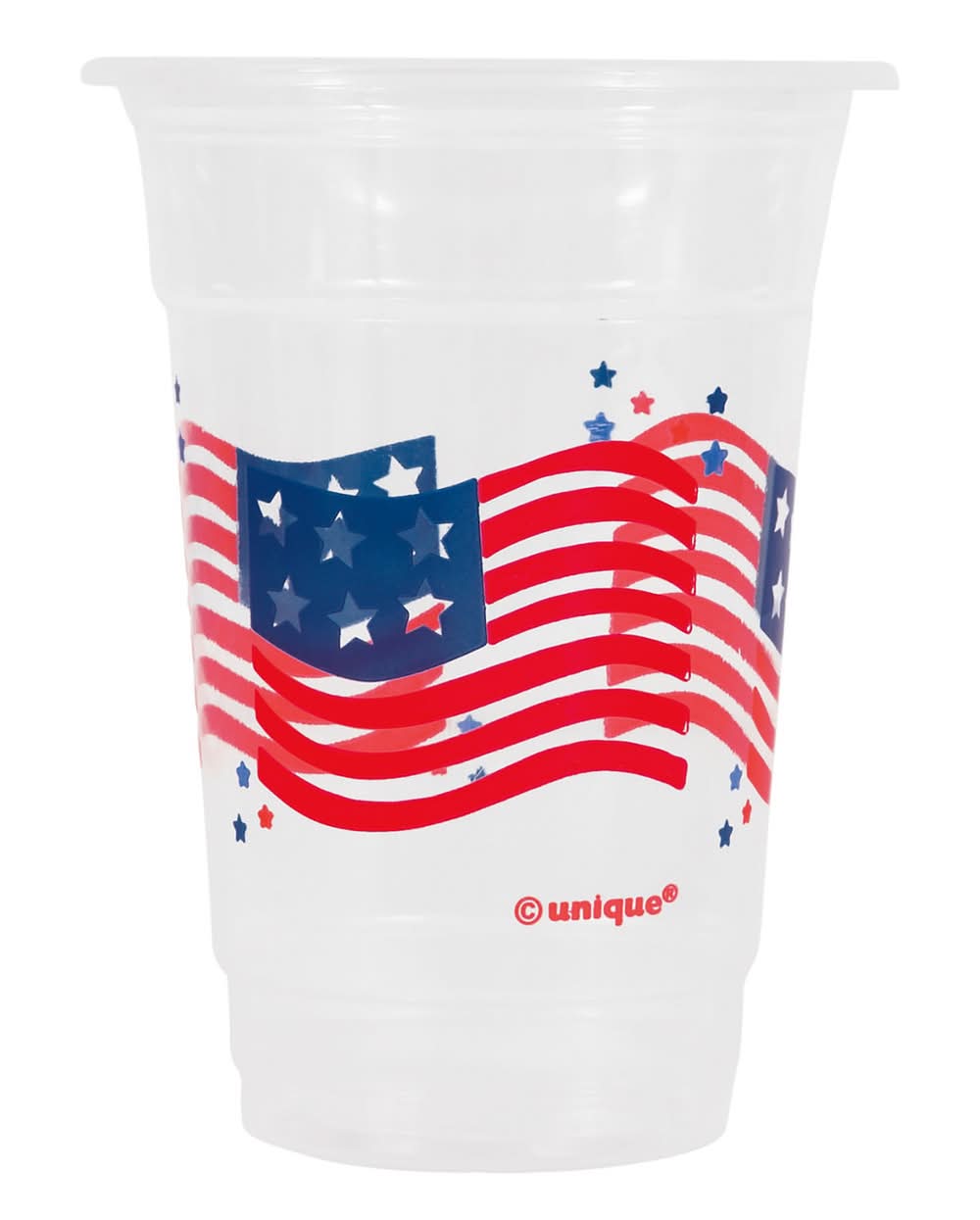 Patriotic Vibes 16oz Plastic Party Cups 8 Ct
