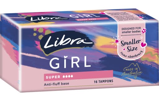 Libra Girl Super Tampons 16pk 16pk