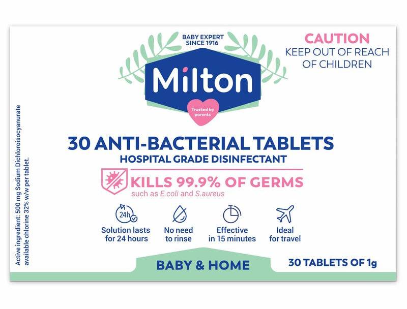 Milton Antibacterial Tablets 30pk