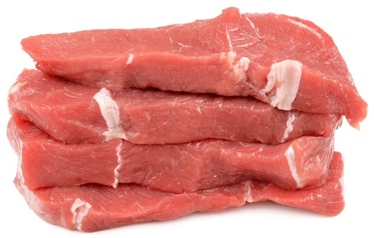Fresh Veal Cutlets, 6 oz Portion Slices (1 Unit per Case)