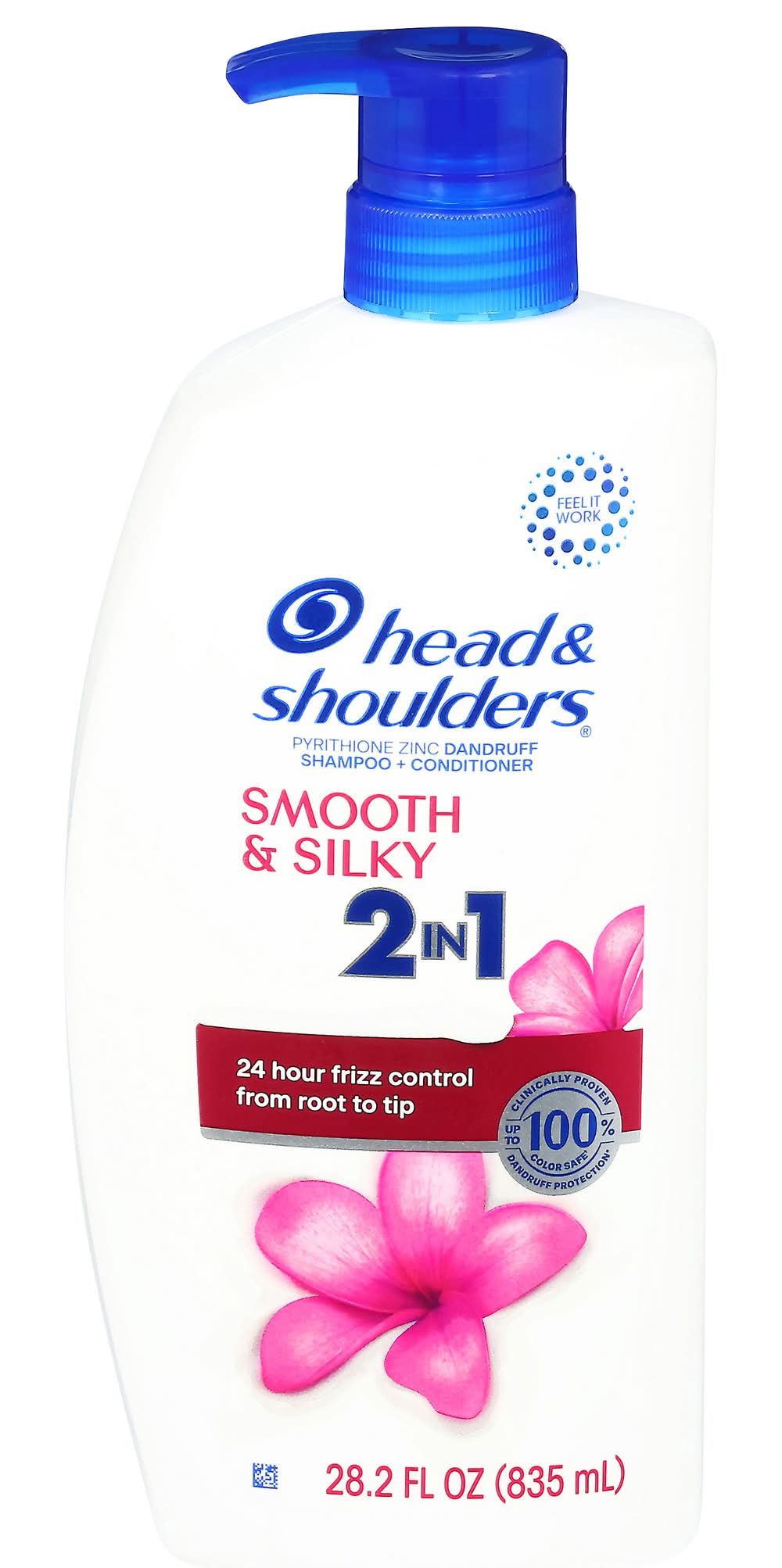 Head & Shoulders Smooth & Silky 2 in 1 Dandruff Shampoo Plus Conditioner (28.2 fl oz)
