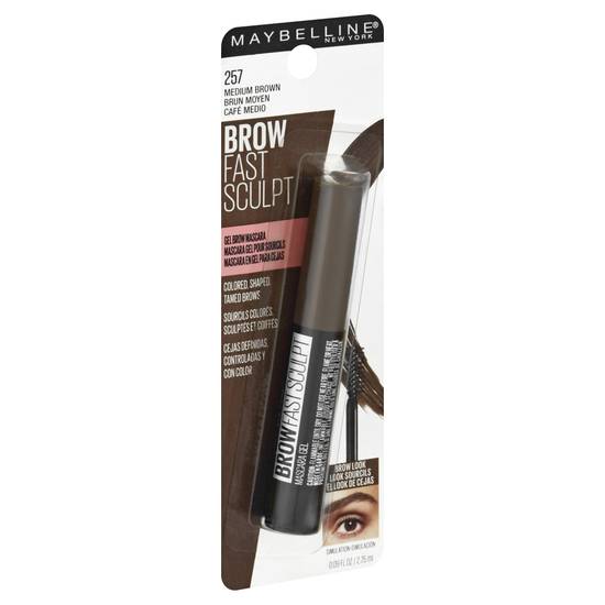Maybelline New York Medium Brown 257 Gel Brow Mascara