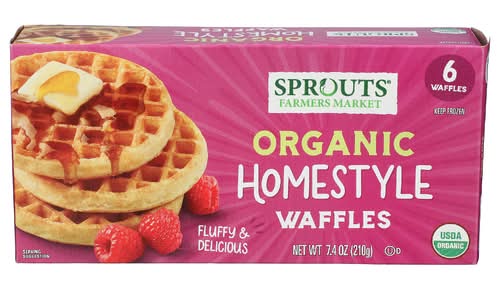 Sprouts Organic Homestyle Waffles