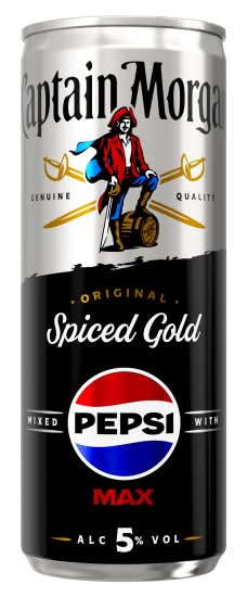 Captain Morgan Original Spiced Gold & Pepsi Max Premix (250ml)