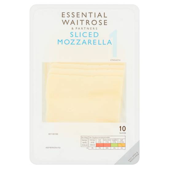 Waitrose & Partners Sliced Mozzarella Cheese
