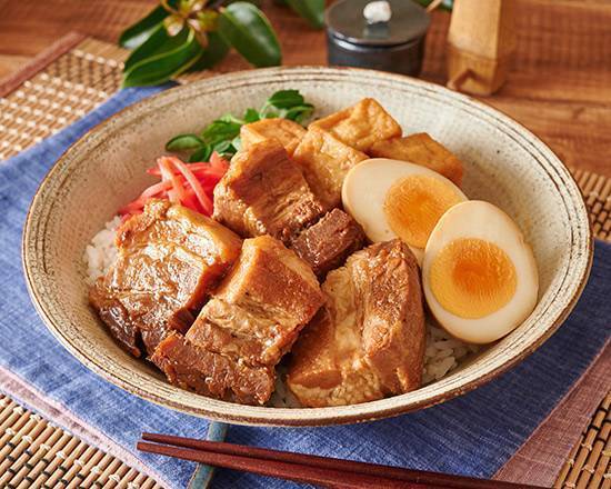自家製 豚角煮丼Homemade Stewed Pork Rice Bowl