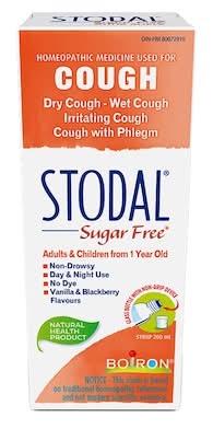 Boiron stodal sugar-free cough syrup - stodal sugar-free cough syrup (200 ml)