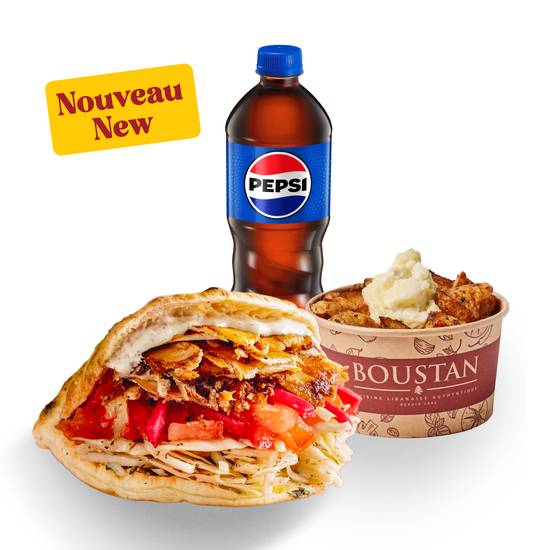 Trio Pita Cuit au Four Poulet