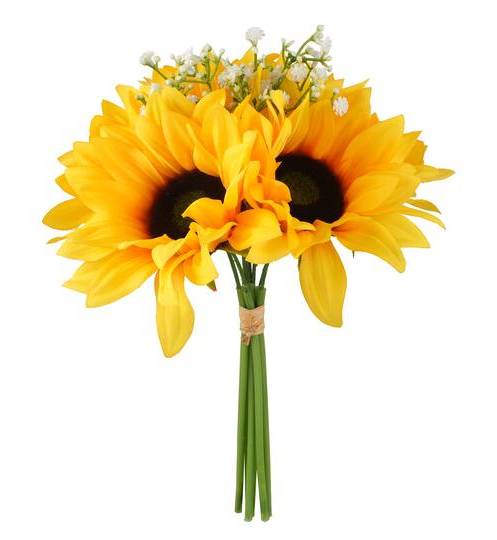 Ashland Sunflower Bouquet, 11 in, Yellow