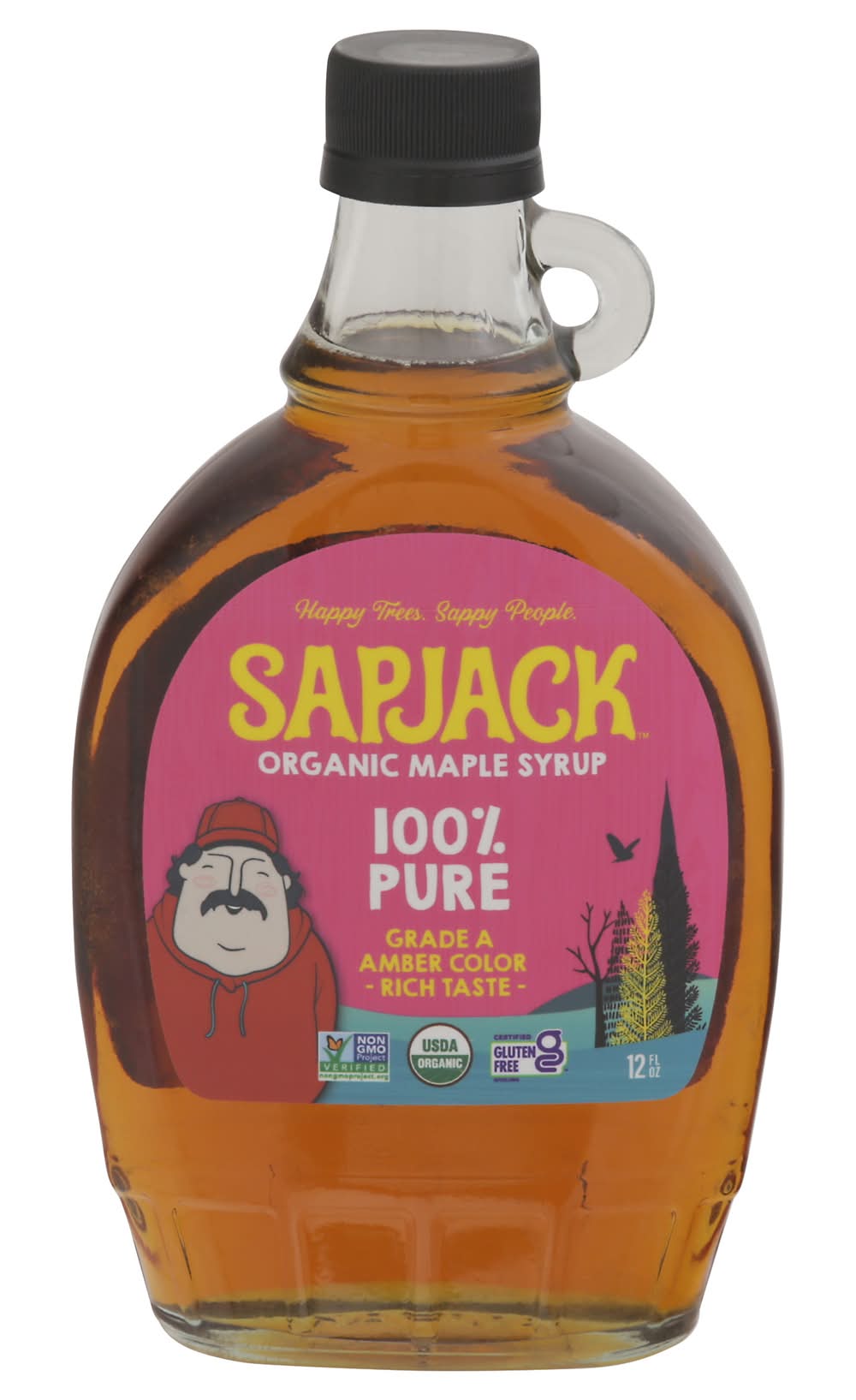 SAPJACK Organic Maple Syrup (12 fl oz)