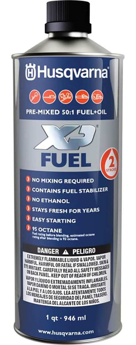 Husqvarna XP+ 1 -Quart 50:1 Ethanol Free Pre-blended 2-cycle fuel
