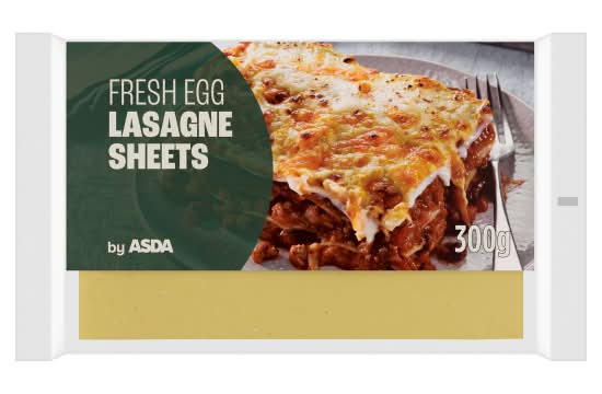 ASDA Fresh Egg Lasagne Sheets (300g)