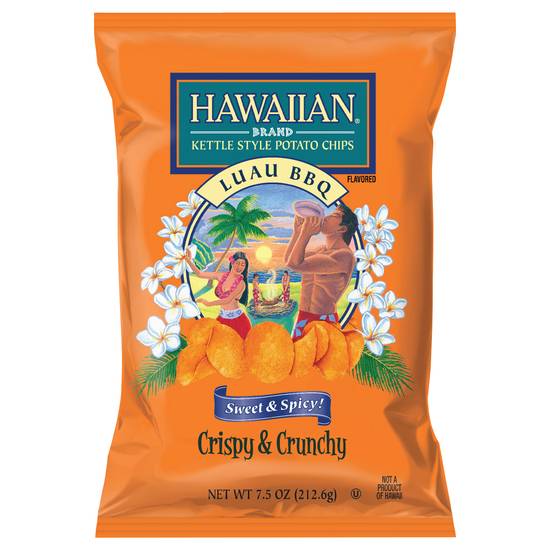 Hawaiian Luau Bbq Flavored Kettle Style Potato Chips