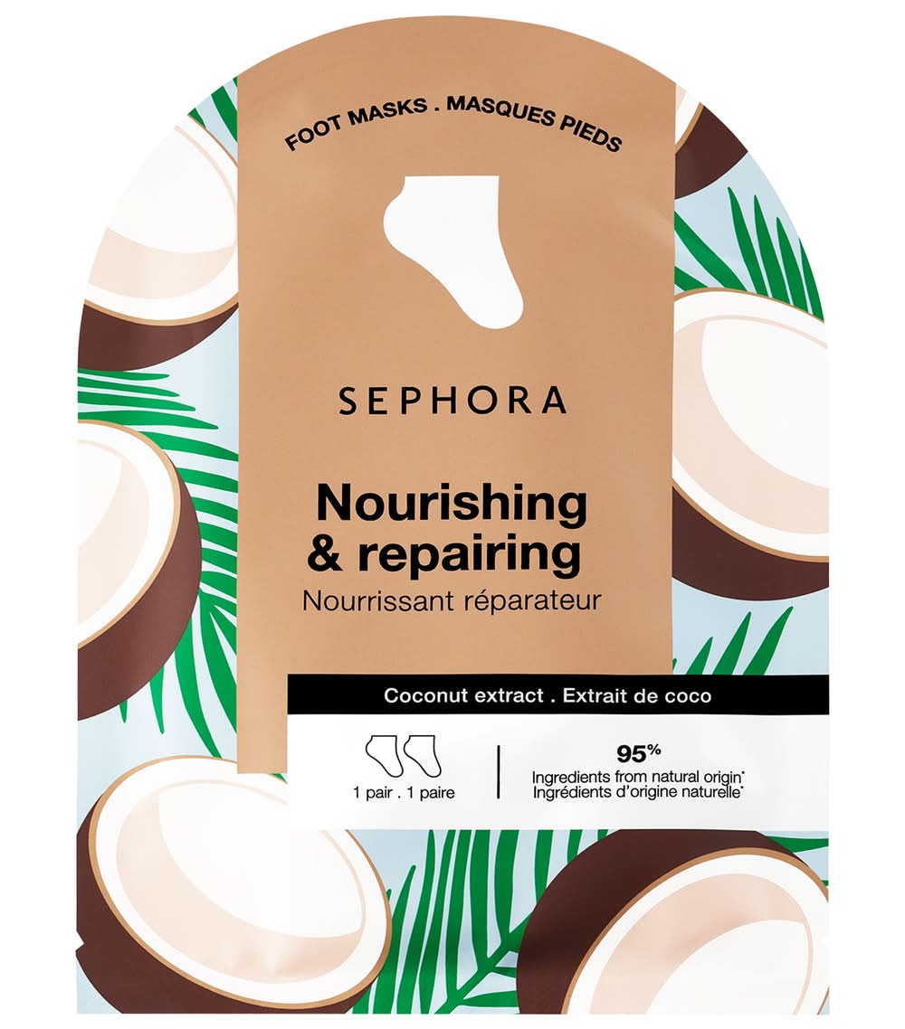 Sephora Collection Nourishing Foot Mask in Coconut + Lavender Coconut