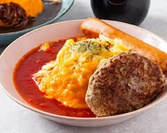紅花たまごをバターで焼いたふわとろオムライスの店