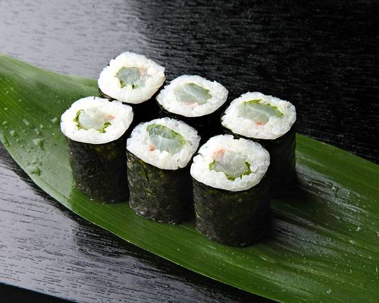 鯛しそ巻【 V1073 】 Sea Bream & Shiso Leaf Sushi Roll