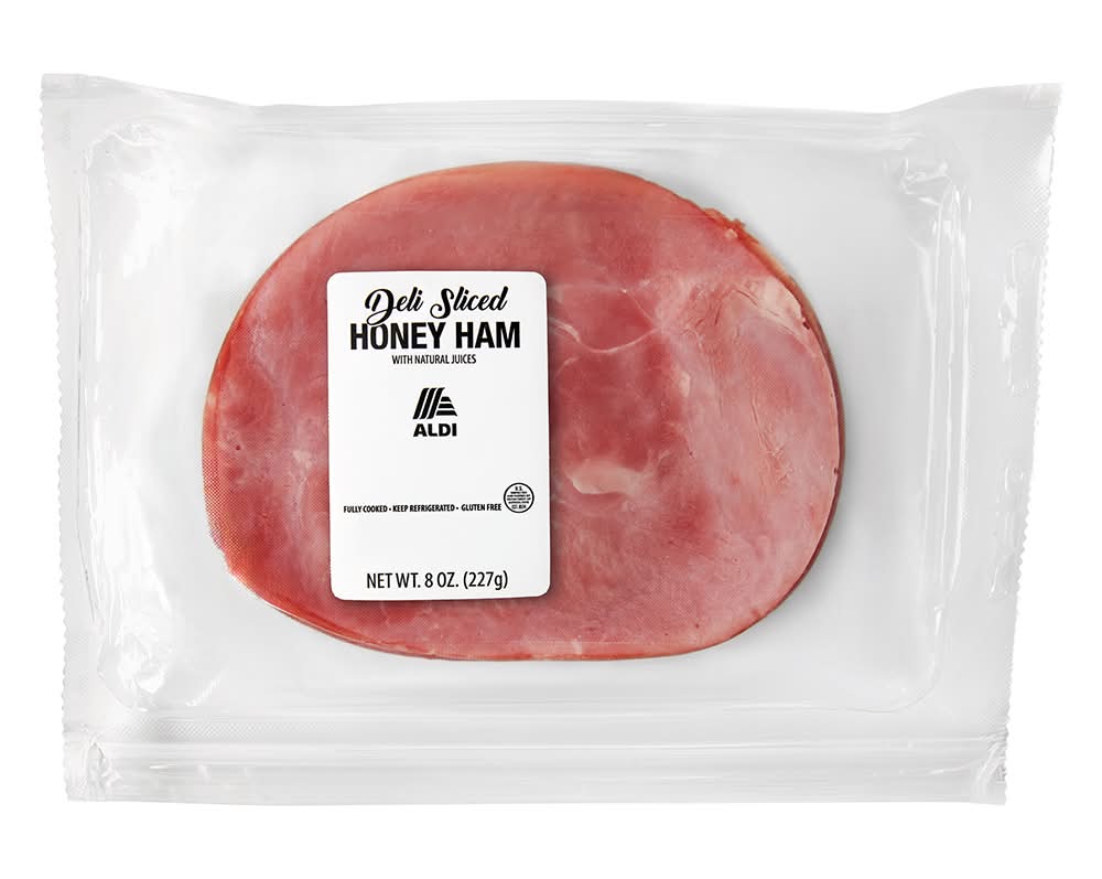 Aldi Deli Sliced Honey Ham With Natural Juices (8 oz)