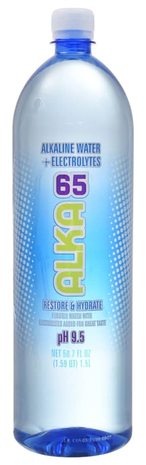 Alka65 Restore and Hydrate Ph Balanced Electrolyte Water (50.7 fl oz)