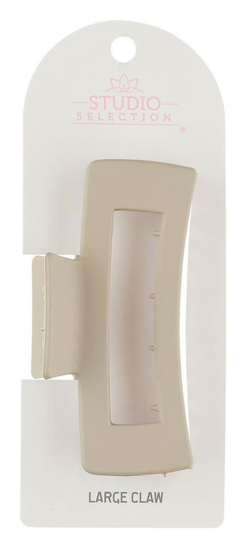 Studio Selection Hair Claw Clip, L, Neutral Beige