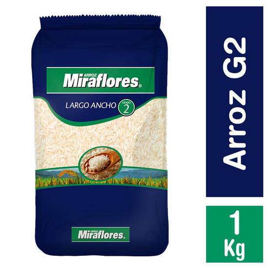 Miraflores arroz grado 2 (bolsa 1 kg)