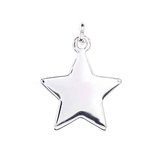 Charmalong Silver Plated Star Charm By Bead Landing