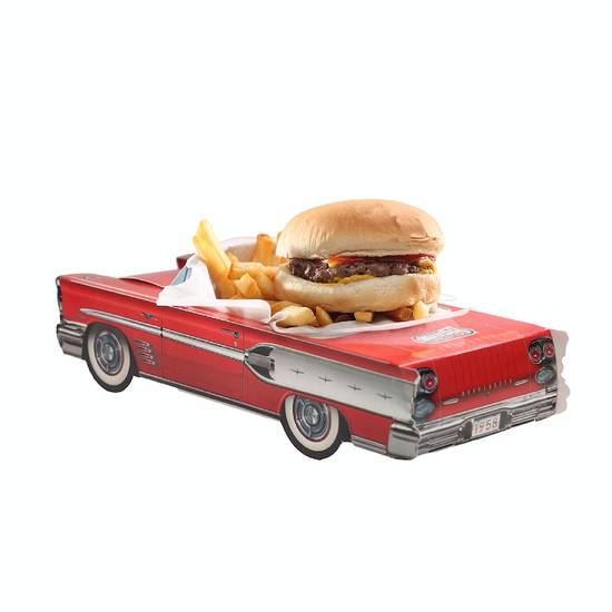 Order Kids' Meal Burger food online from Hwy 55 Burgers, Shakes & Fries store, New Bern on bringmethat.com