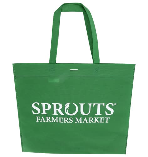Sprouts Green Reusable Shopping Bag