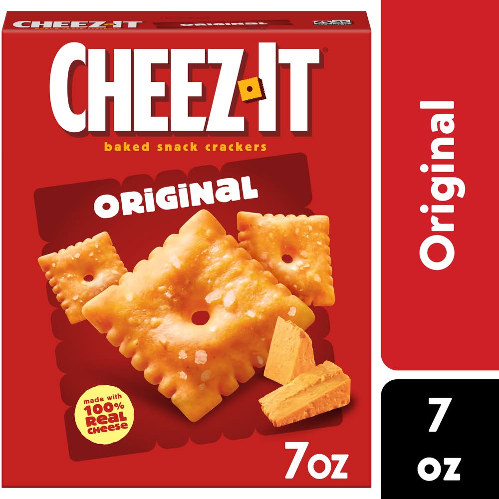Cheez-It Baked Snack Crackers, Original (7 oz)