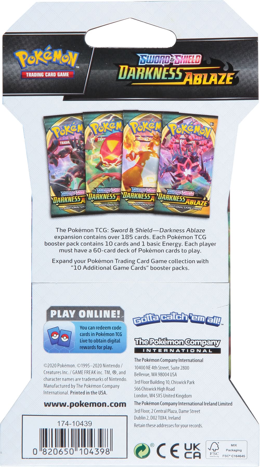 Pokmon Sword & Shield Darkness Ablaze Trading Card Game - Delivery in Under an Hour | Toys & Games | Uber Eats Pokmon Sword & Shield Darkness Ablaze Trading Card Game - Delivery in Under an Hour | Toys & Games | Uber Eats
