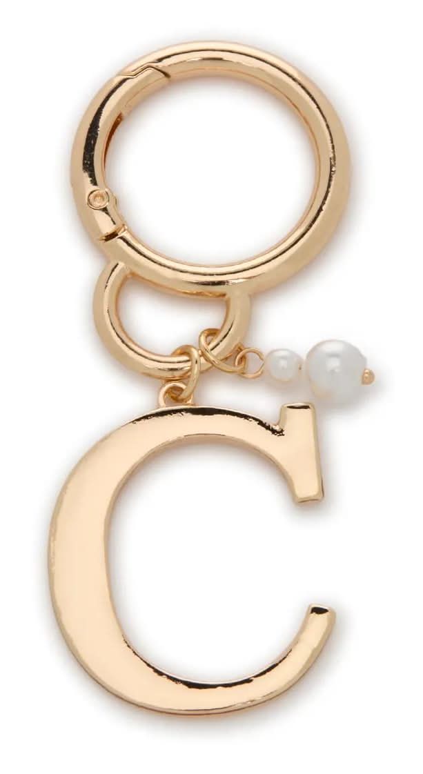 Ok Originals C Initial Bag Charm (Gold One Size)