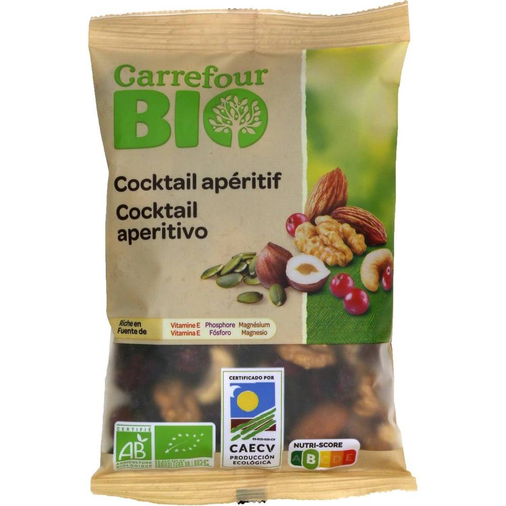 Carrefour Bio - Fruits secs cocktail apéritif