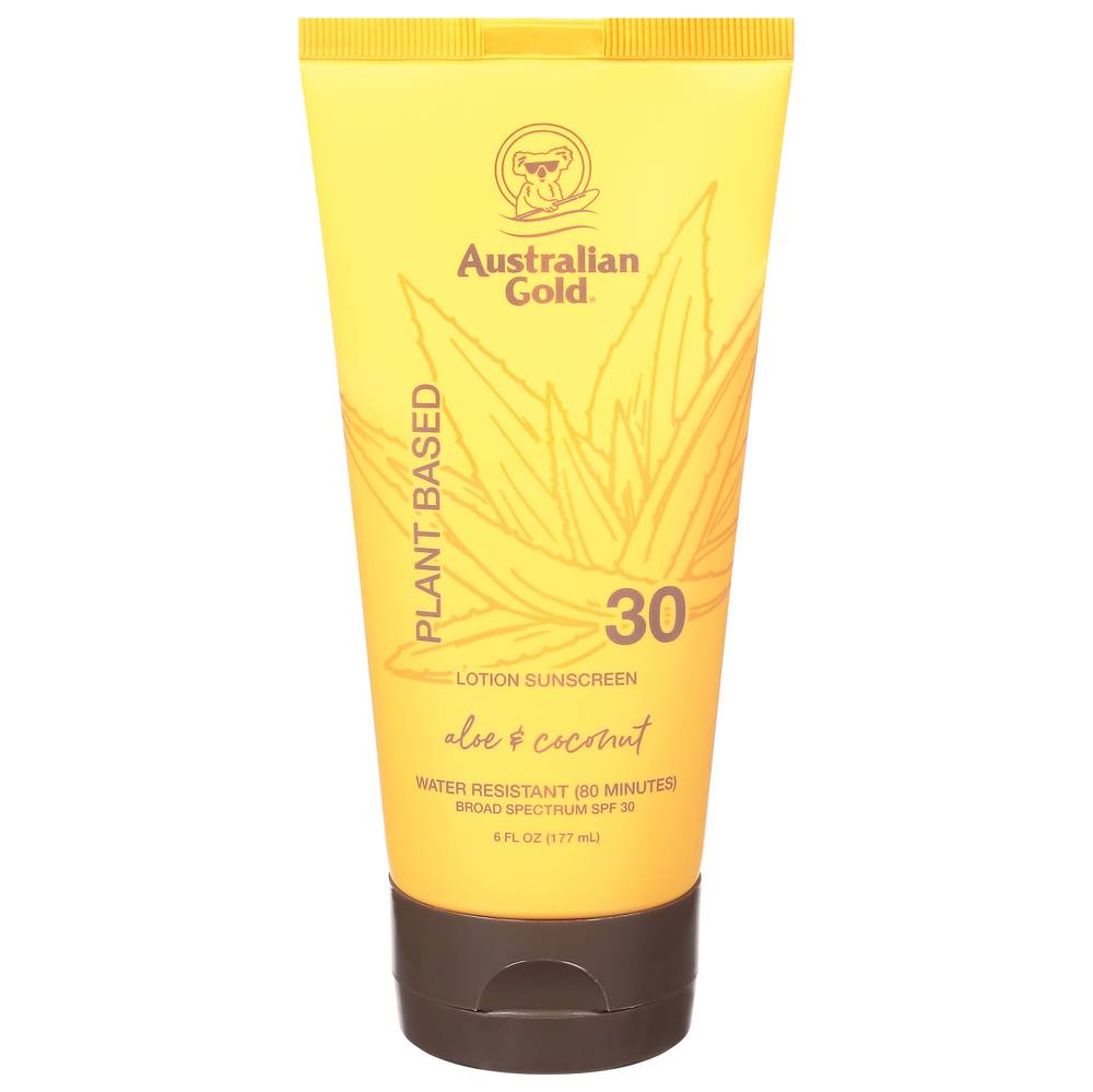 Australian Gold Spf 30 Aloe & Coconut Lotion Sunscreen