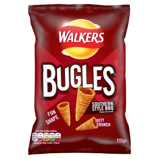 Walkers Bugles Southern Style Bbq Sharing Snacks Crisps