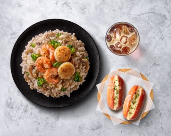 松露鮮蝦干貝燉飯【經典套餐】