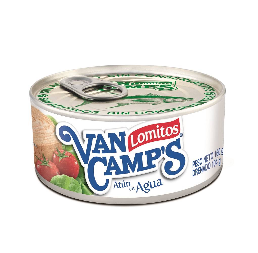 Van camp's lomitos de atún en agua (104 g)