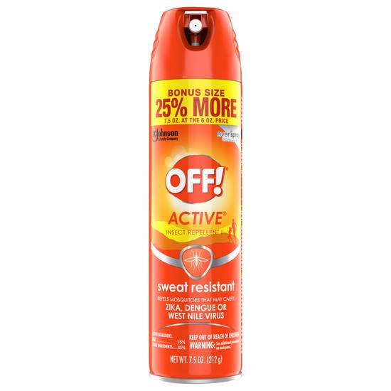 Off! Active Sweat Resistant Insect Repellent (7.5 oz)