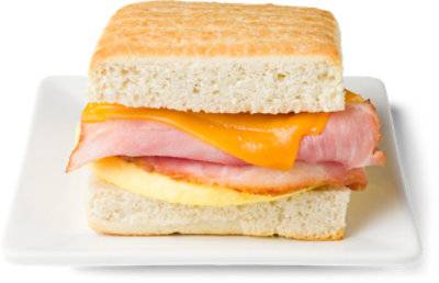 Readymeals Yellow Egg Ham Cheese Breakfast Sandwich Hot - Ready2Eat