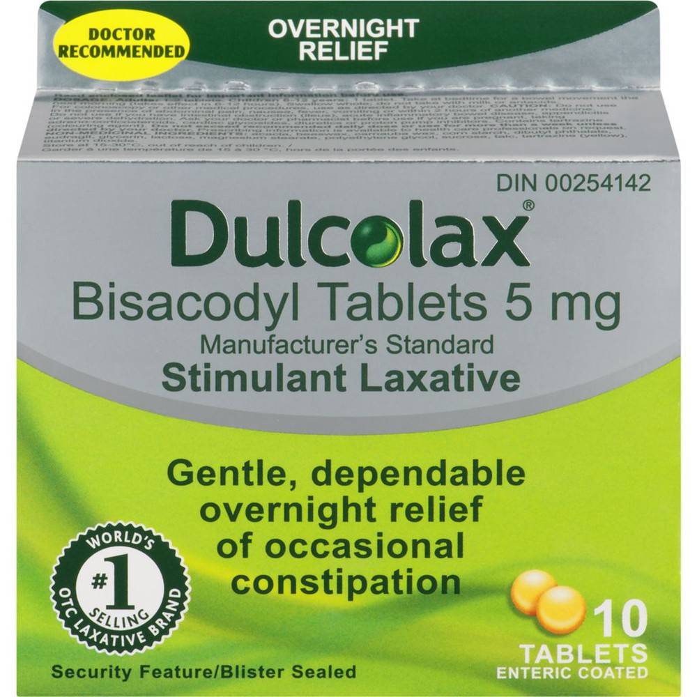 Dulcolax Bisacodyl Tablets 5 mg (10 units)