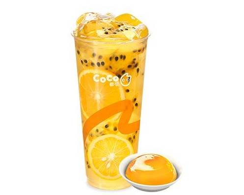 Passionfruit Lemon with Honey Jelly