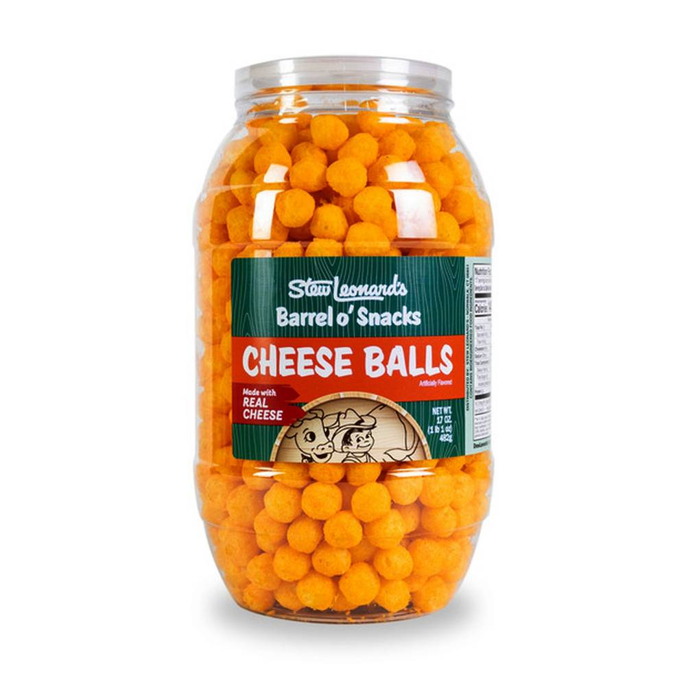 Stew Leonard's Barrel O Cheese Balls Snacks (17 oz)