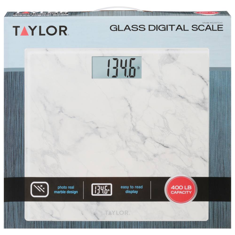 Taylor Capacity Glass Digital Scale