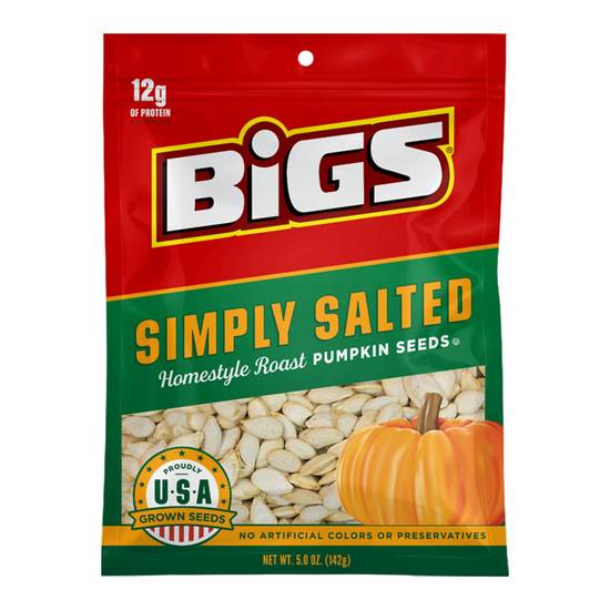 Bigs Salted Pumpkin Seeds 5oz