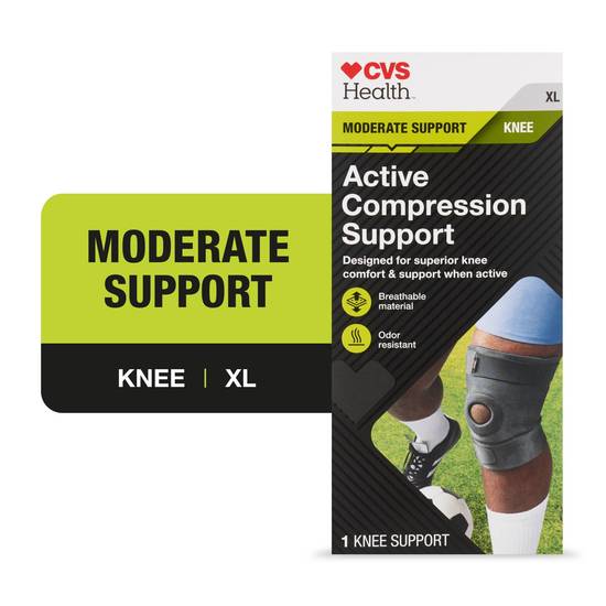 CVS Health Active Compression Knee Support, XL